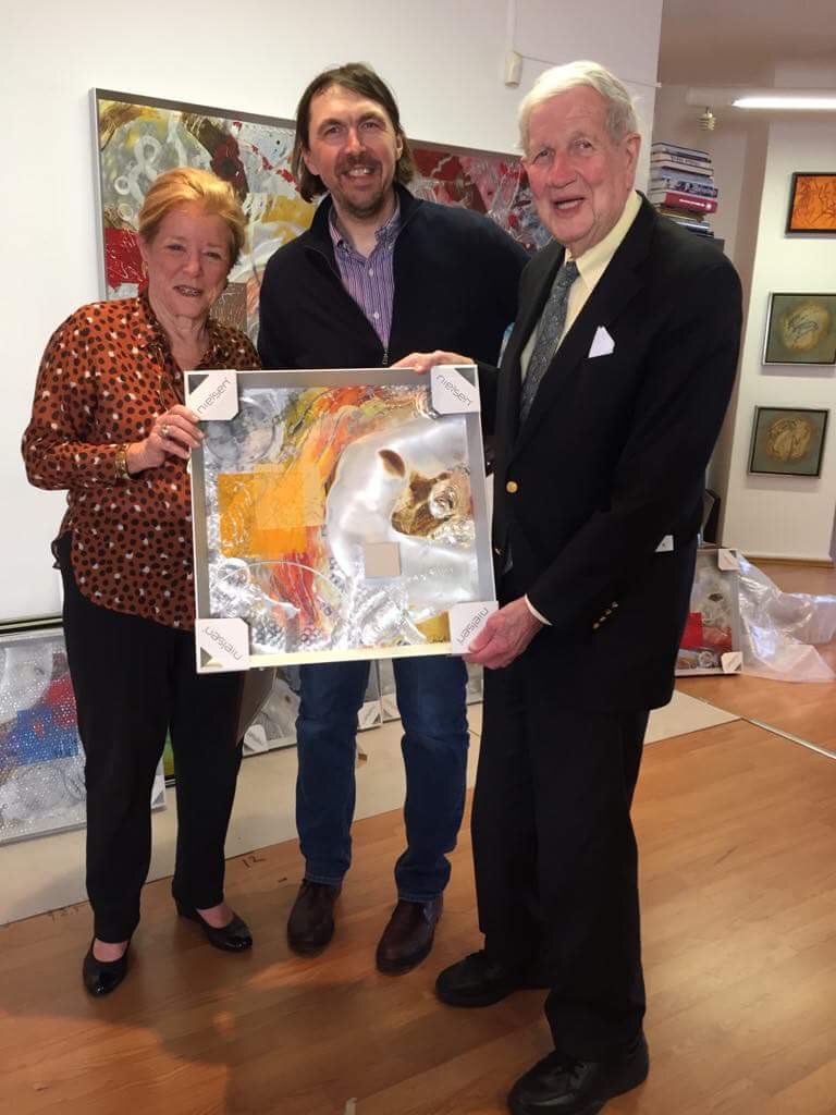 President of The Metropolitan Museum of Art New York Mr. William and Wendy Luers visit / Apr 2018